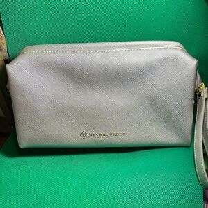 Kendra Scott Silver Cosmetic Bag